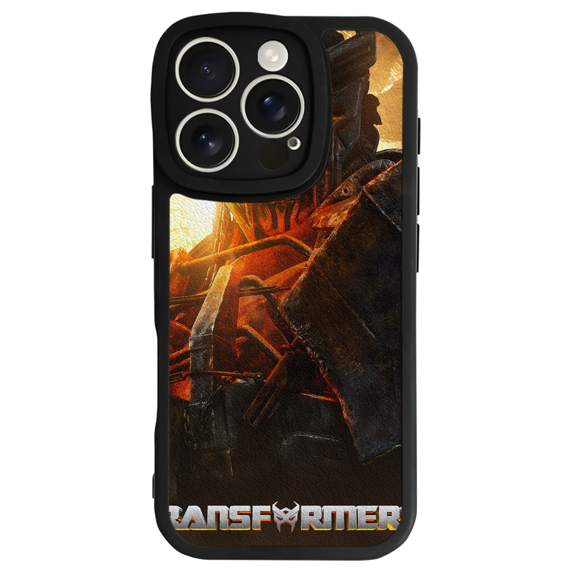 （画像用） Transformers トランスフォーマー 【iPhone 16シリーズ対応】シリコンスマホケース（レザー調） 材質：シリコン